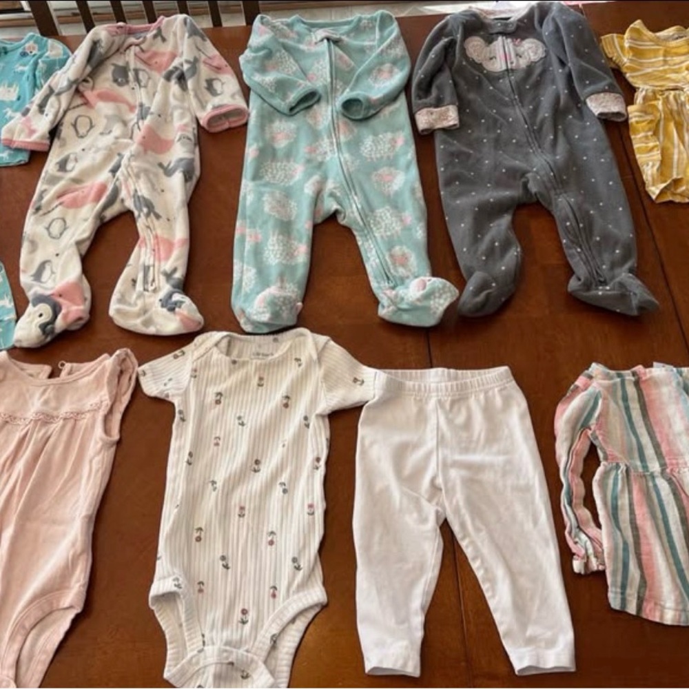 9 month Baby Girls' Mixed Sleep & Play Sets - 15 pieces - Picture 4 of 5